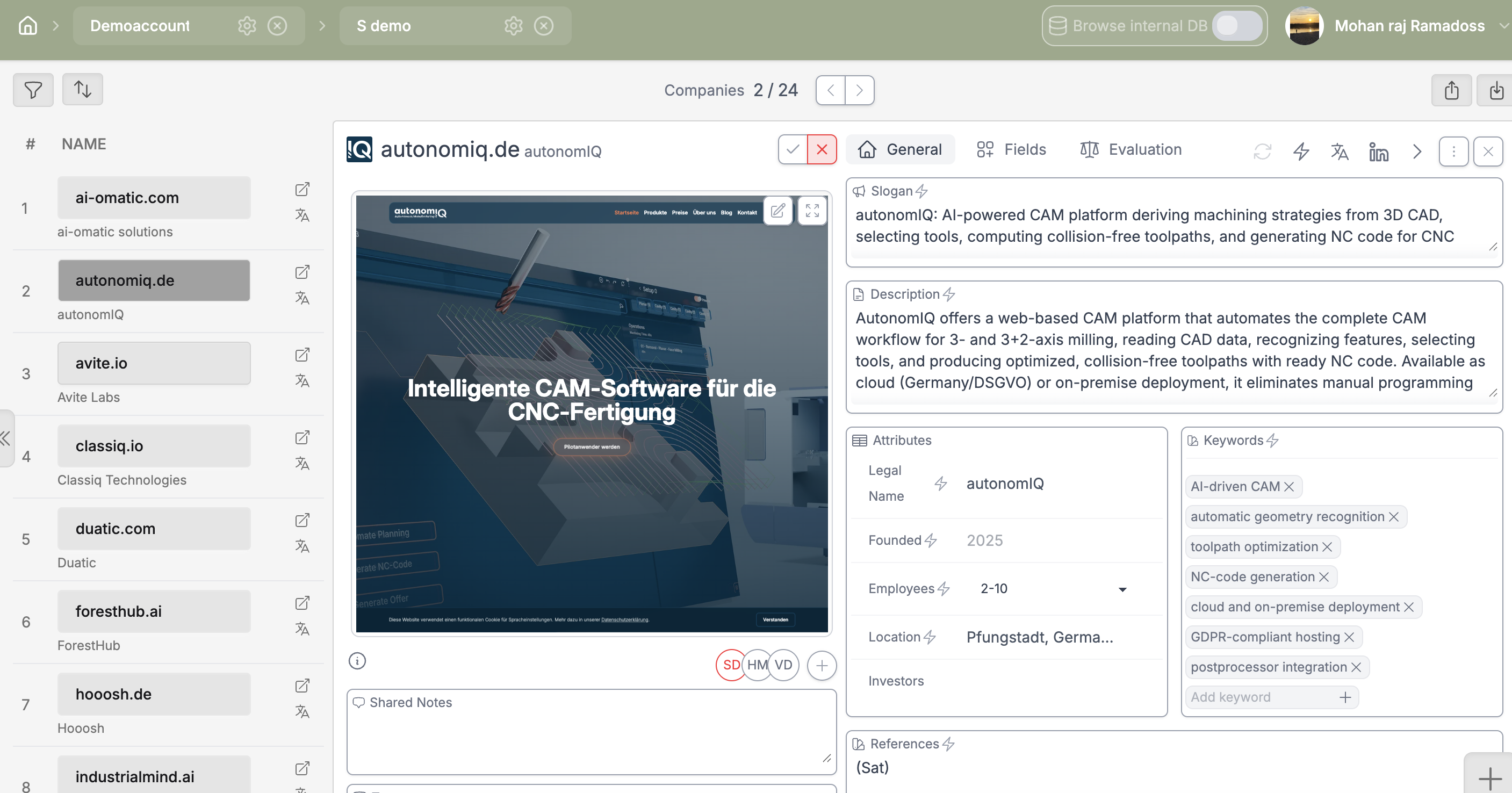 Coopsaas startup and innovation scouting platform — discover, evaluate, and manage your startup pipeline